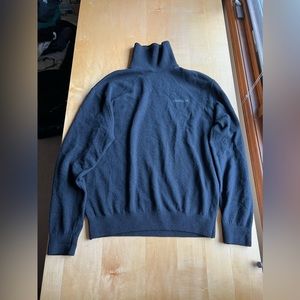 Represent Logo Roll Neck Sweater - Black